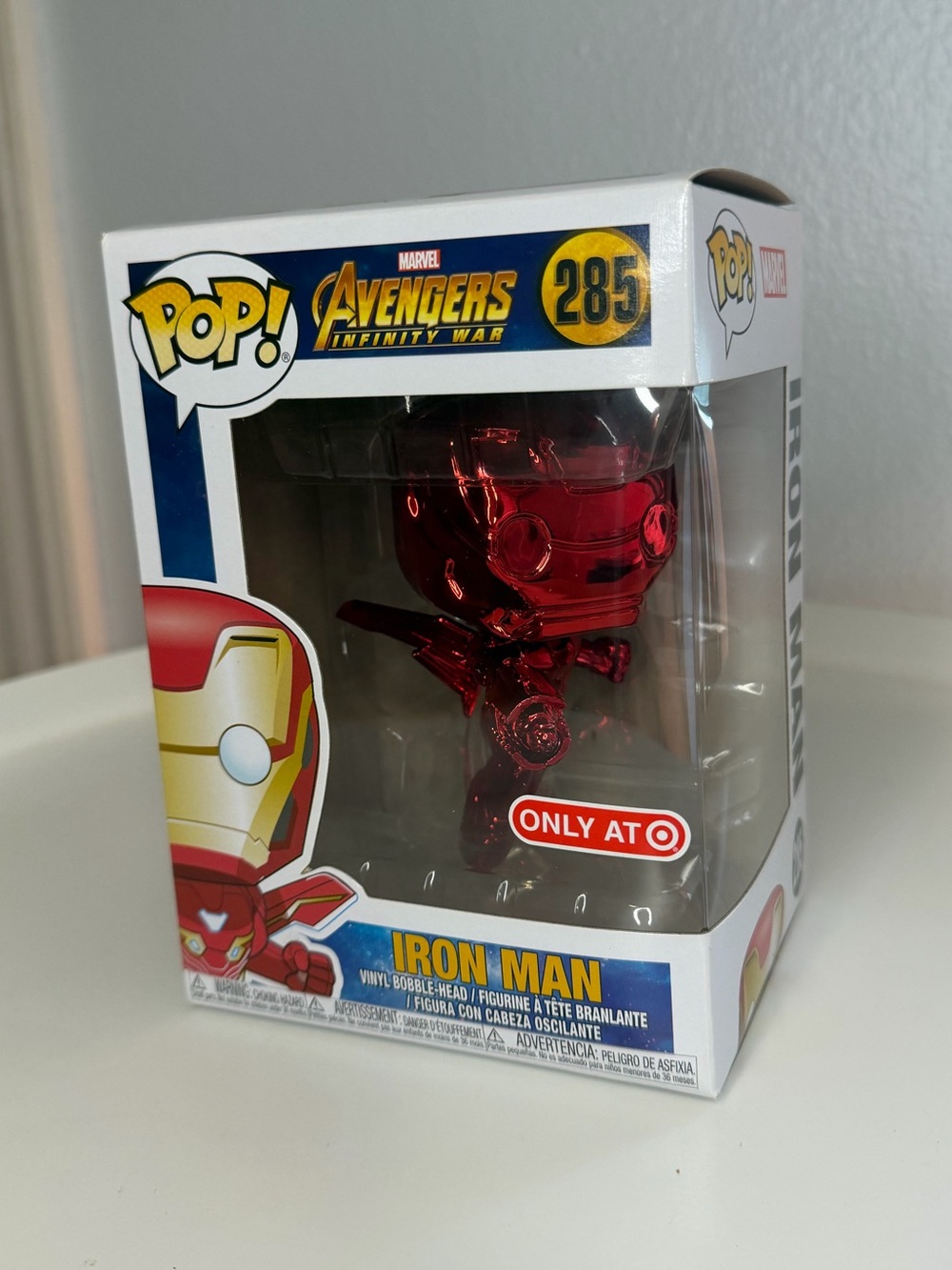 Funko Pop! Marvel Iron Man Red Chrome Target Exclusive